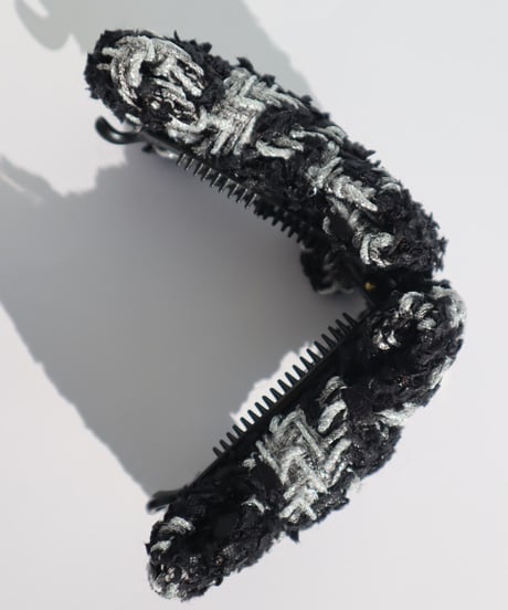 black×twist silver(banana clip)