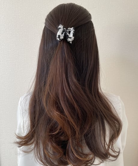shape black×white(mini mini clip)