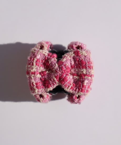 pink×pink(mini mini ribbon clip)