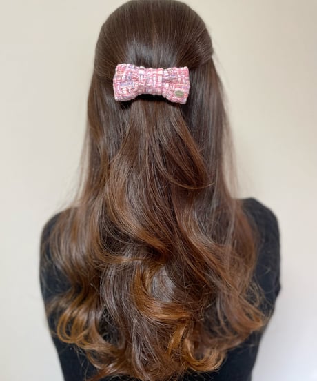 pink scramble(barrette)
