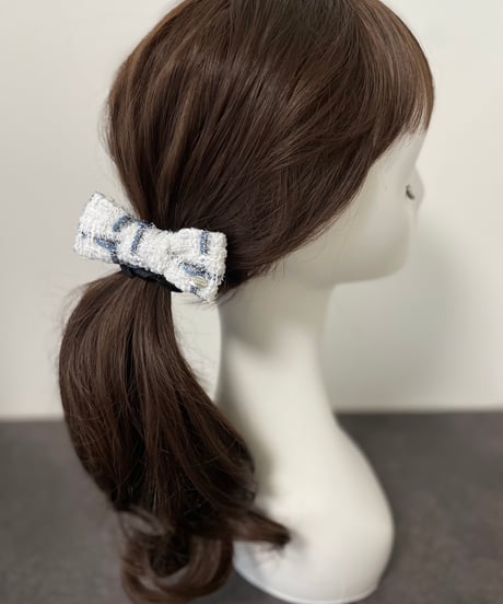 white×laméblue(chouchou)