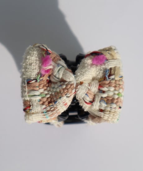 ivory×pompoms color(mini mini clip)