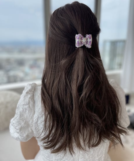purple×white(mini mini clip)