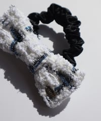 white×laméblue(chouchou)