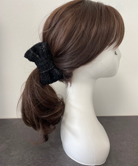 black×rainbow line(banana clip)