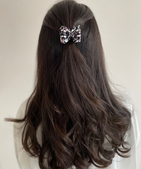 black×white×pink (mini mini clip)