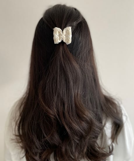 ivory×white(mini mini clip)