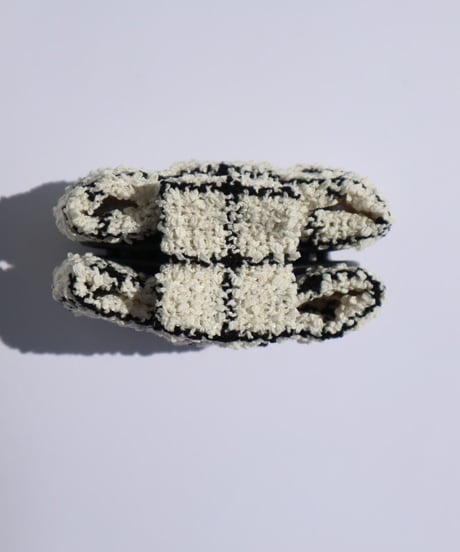 waffle ivory×black(vance clip)