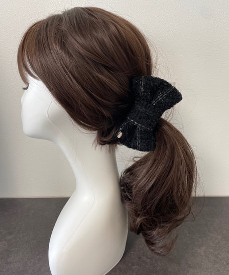 black×rainbow line(banana clip)