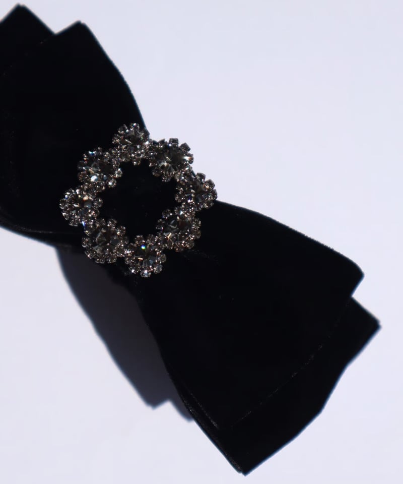 velvet ×bijou double ribbon(banana clip) | Rénfy