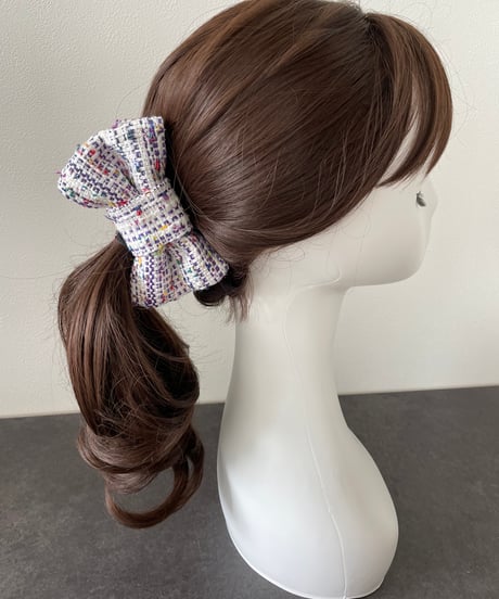 purple×white(banana clip)