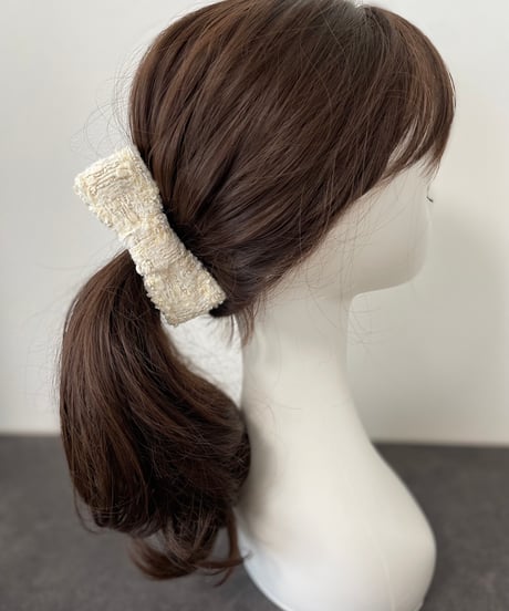 cream ivory×metallic gold(smart banana clip)