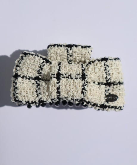 waffle ivory×black(vance clip)