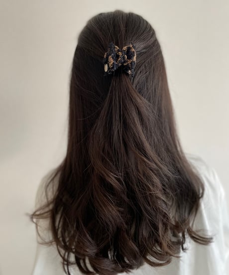 leopard brown (mini mini clip)