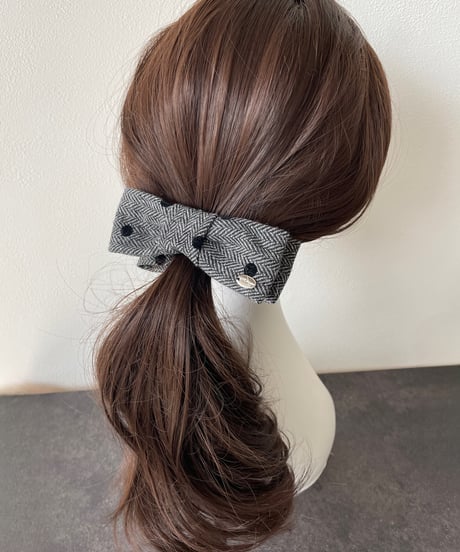herringbone dot(smart banana clip)