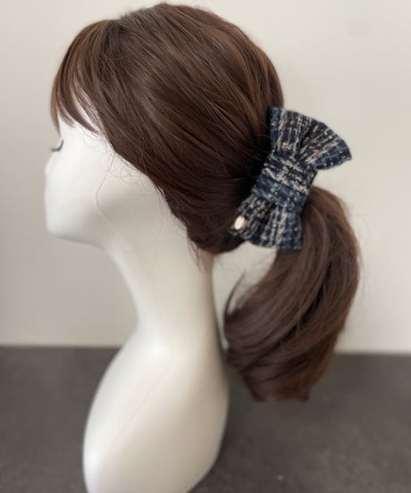 navy×black×brown(banana clip)