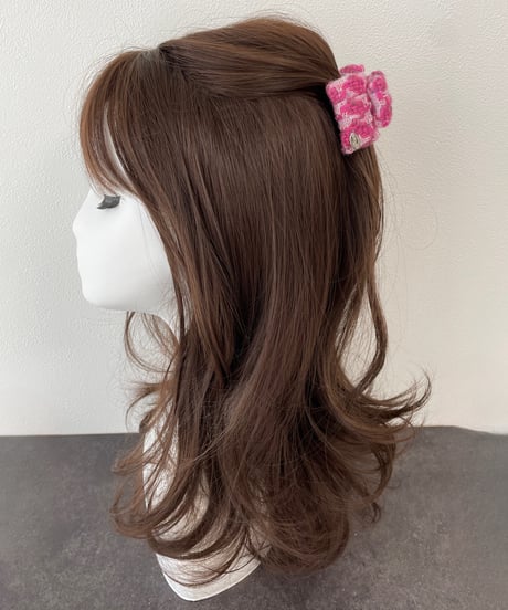 fandango pink×pastel (mini mini ribbon clip)