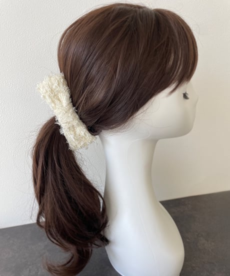 off white×feather(smart banana clip)