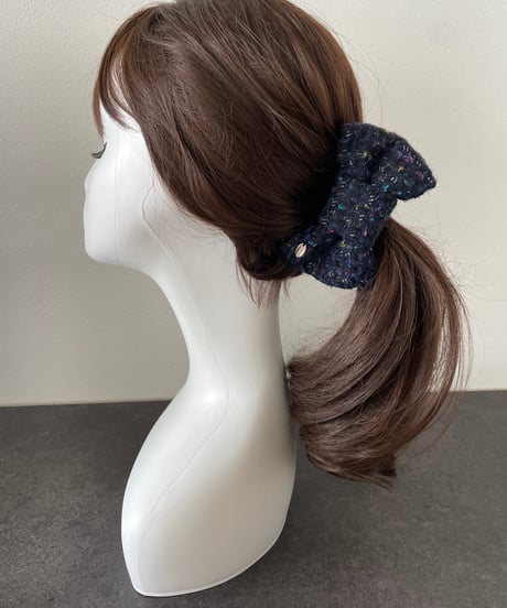 navy×rainbow(banana clip)