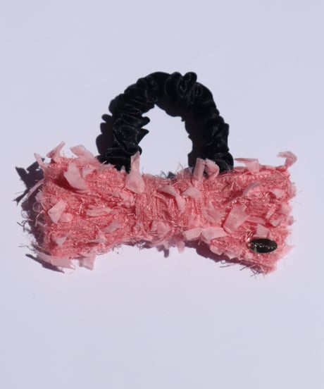coral pink×feather(chouchou)