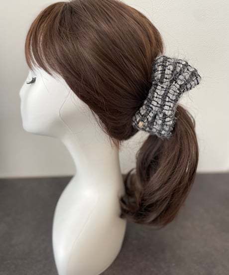 brush gray×silver(banana clip)