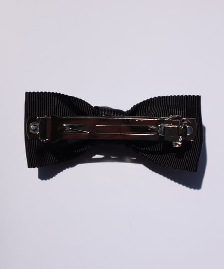 pearl double ribbon(barrette)