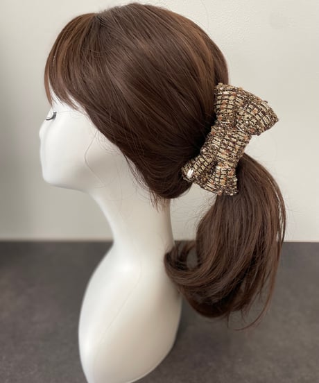 dark brown×beige(banana clip)