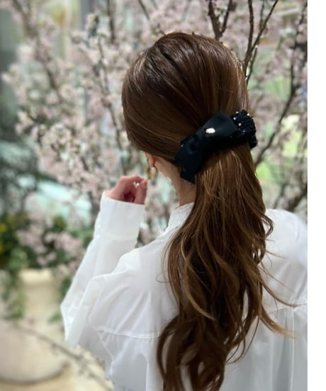 black×white dot(combination ribbon)