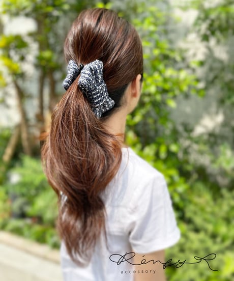 blue×silver(banana clip)