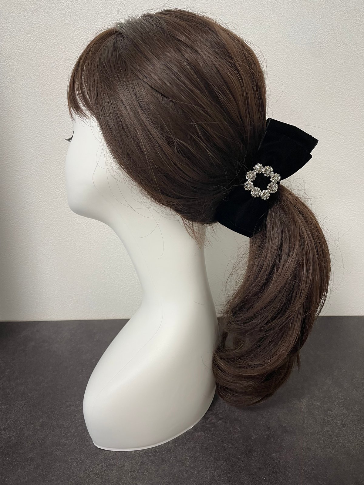 velvet ×bijou double ribbon(banana clip) | Rénfy