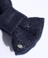 Navy×spiral(banana clip)