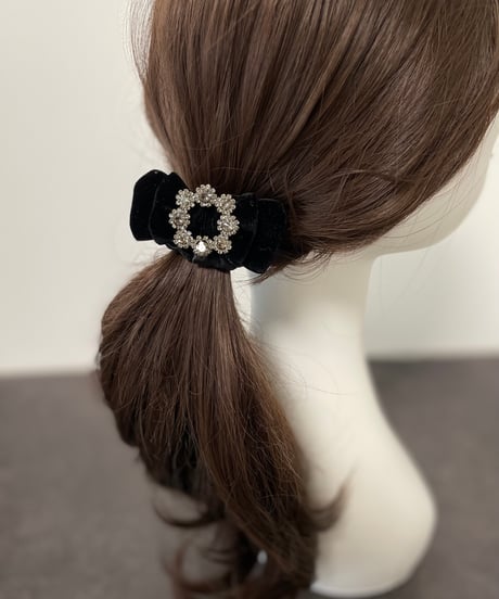 Velvet bijou ribbon (chouchou)
