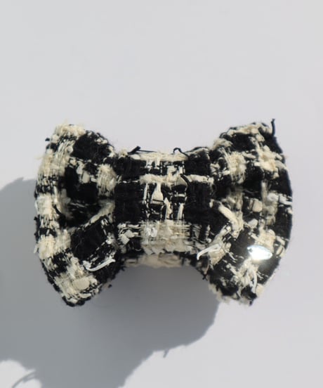 feather black×feather ivory(banana clip)