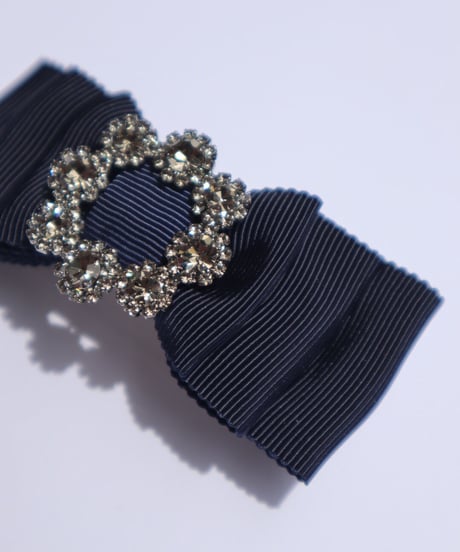 bijou triple ribbon(barrette)