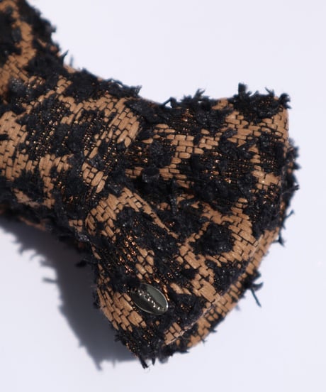 leopard  tweed brown(banana clip)