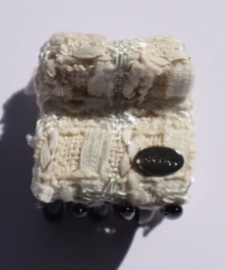 ivory×white(mini mini clip)