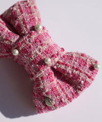 cotton pearl×pink×pink (banana clip)