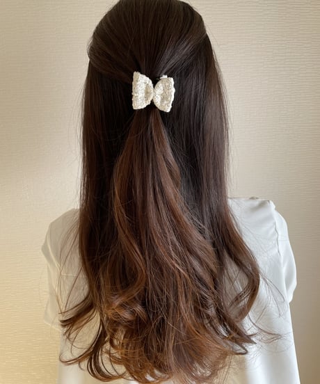 pearl white(mini mini clip)