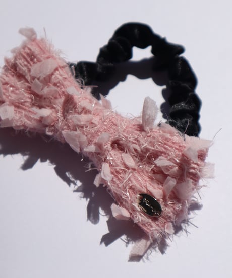 baby pink×feather(chouchou)