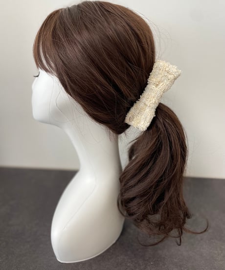 cream ivory×metallic gold(smart banana clip)