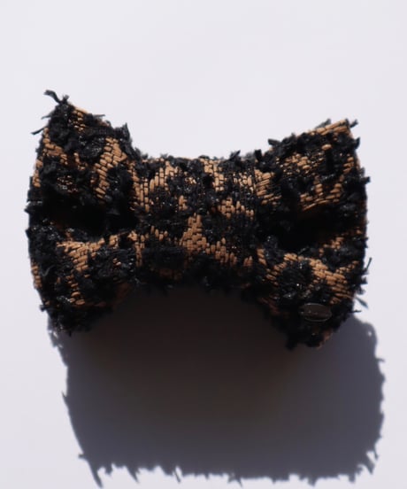 leopard  tweed brown(banana clip)