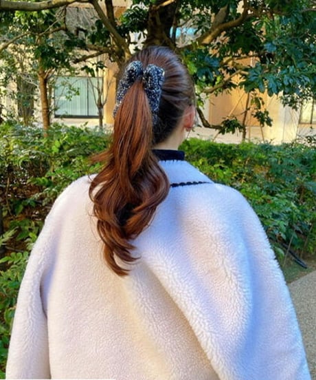 black×white×royal blue(banana clip)