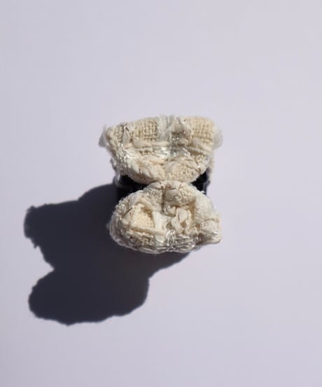 ivory×white(mini mini clip)