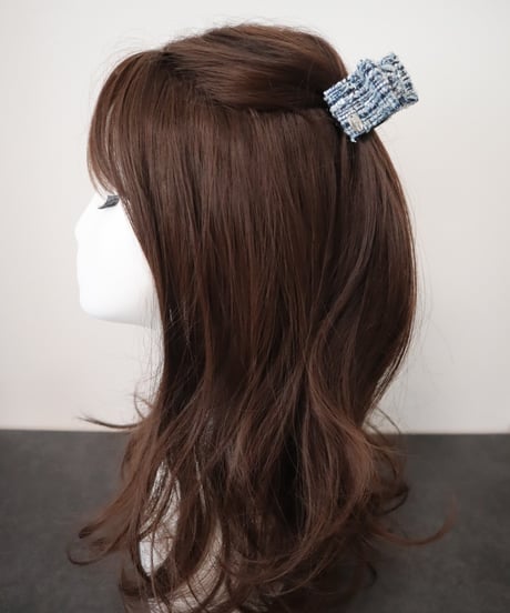 light blue×navy×white(mini mini clip)