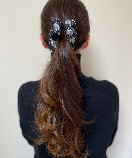 black×twist silver(banana clip)