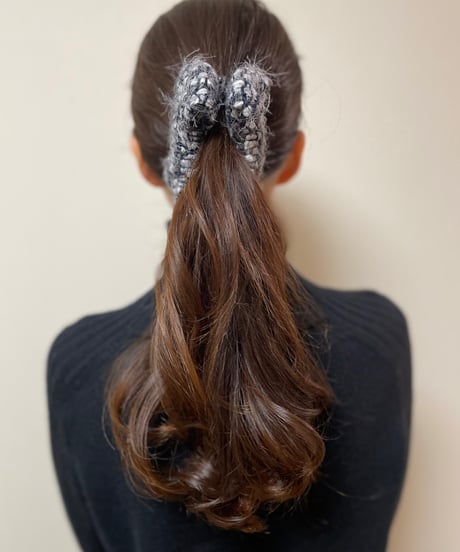 brush gray×silver(banana clip)