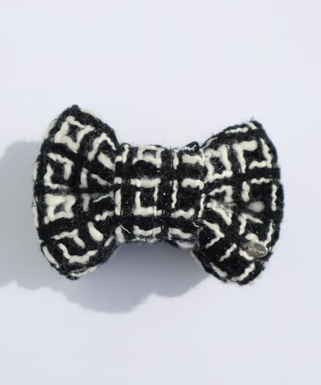 block white×laméblack(banana clip)