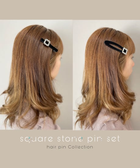 square stone pin set(pin)
