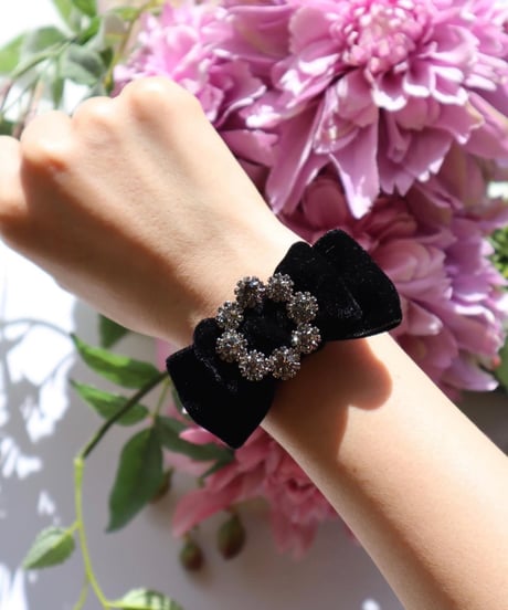 Velvet bijou ribbon (chouchou)