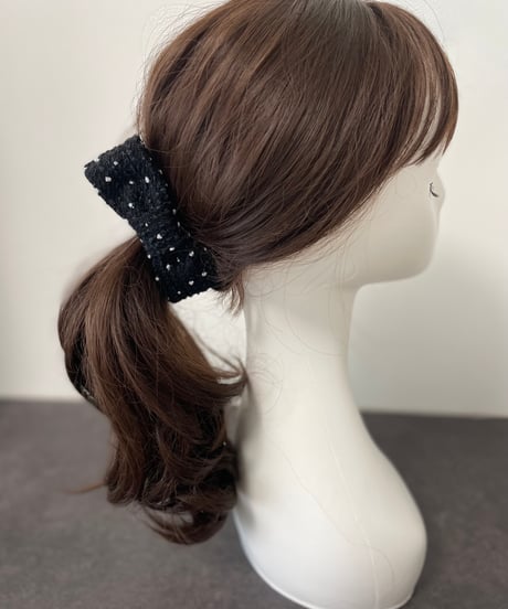 black × white dot(smart banana clip)